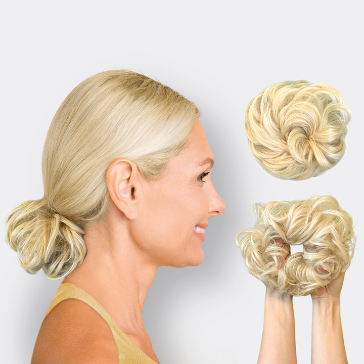 löshår tofs blonde