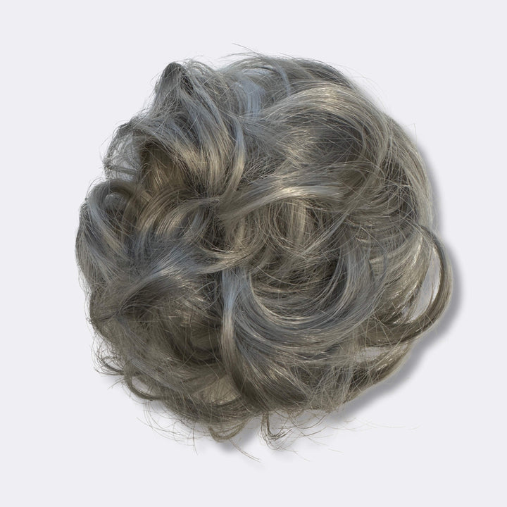 löshår tofs grey mix